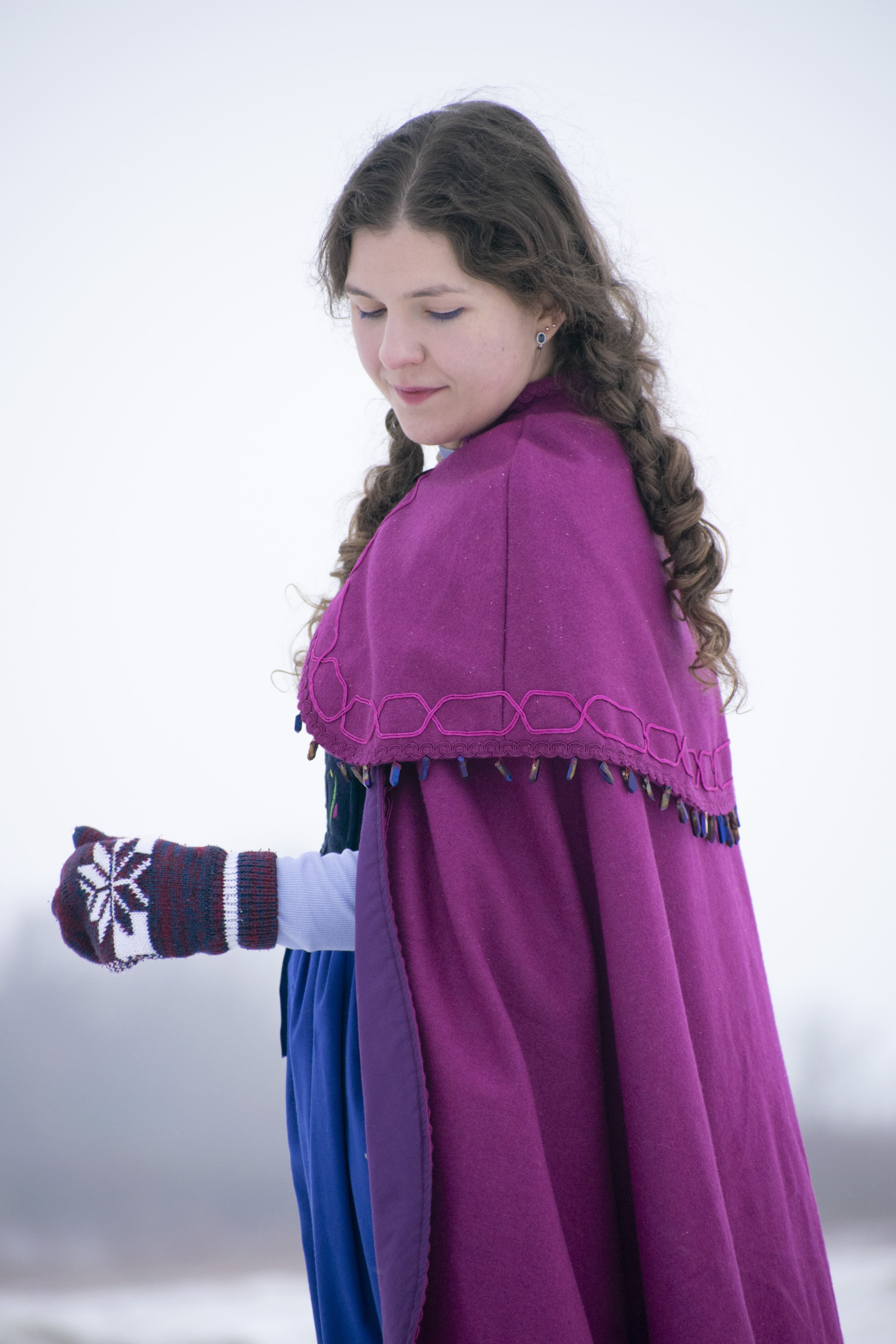 Peleryna "Zimowa Opowieść"