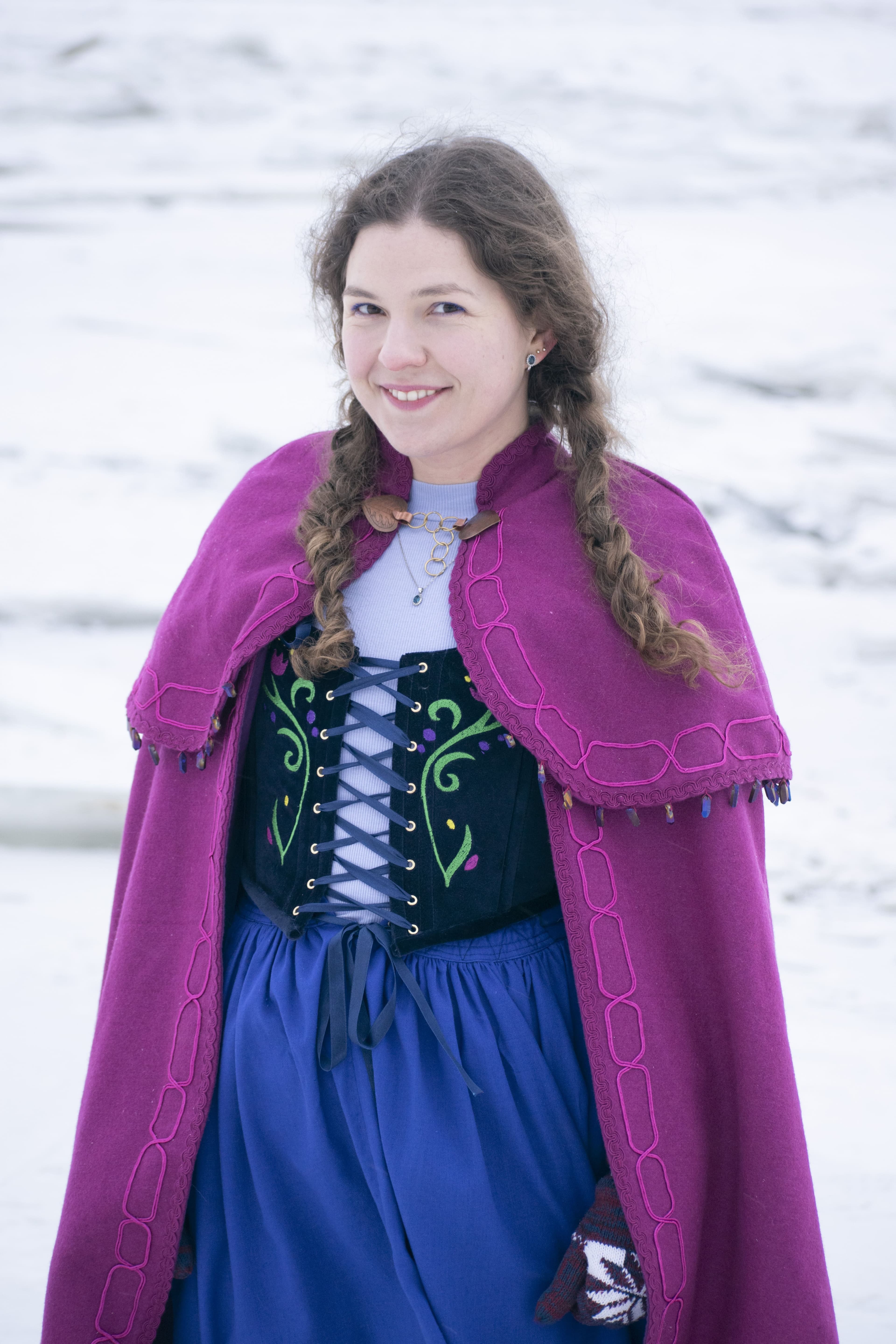 Peleryna "Zimowa Opowieść"